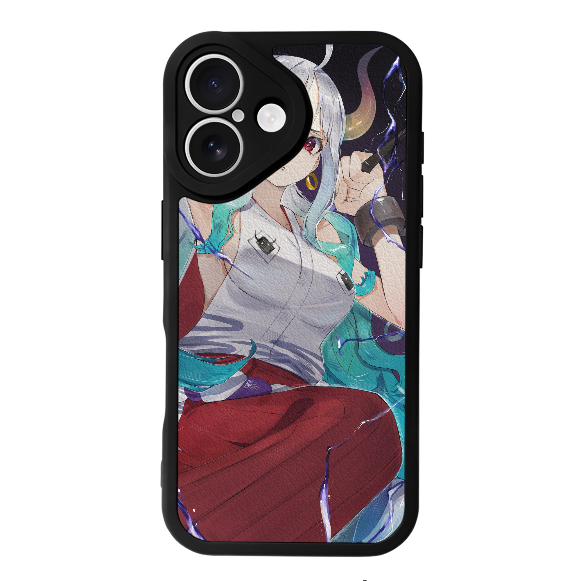 （画像用） ワンピース ONE PIECE 【iPhone 16シリーズ対応】シリコンスマホケース（レザー調） 材質：シリコン